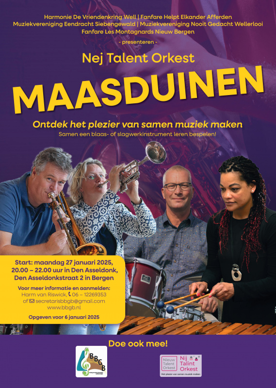 Nej Talent Orkest Maasduinen