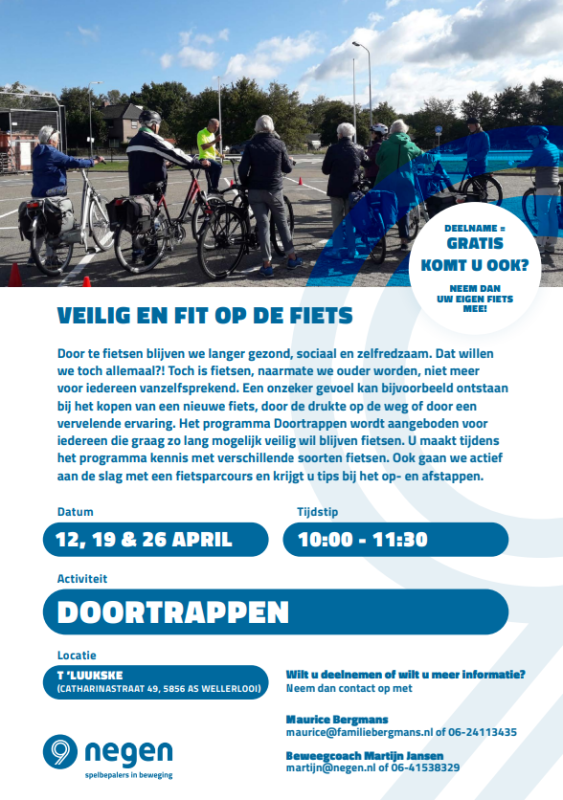 Veilig en fit op de fiets